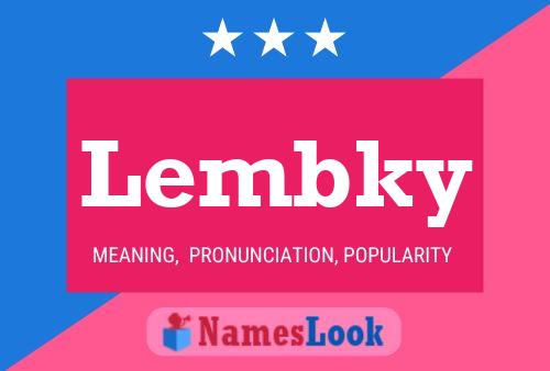 Pôster do nome Lembky