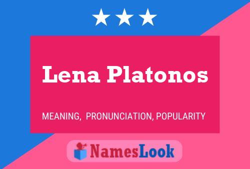 Pôster do nome Lena Platonos