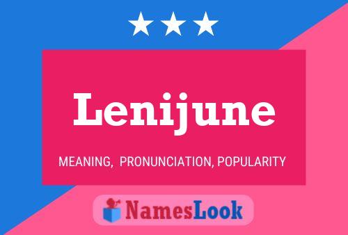 Pôster do nome Lenijune