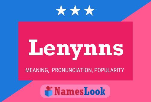 Pôster do nome Lenynns