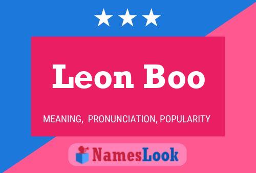 Pôster do nome Leon Boo