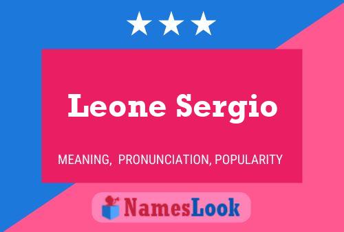 Pôster do nome Leone Sergio