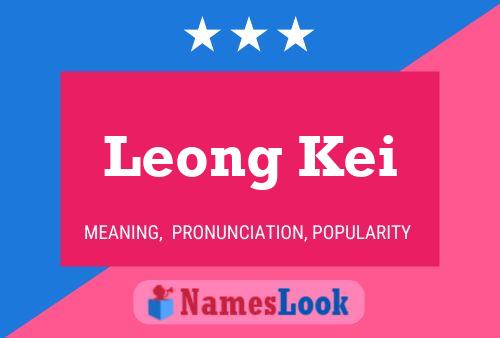 Pôster do nome Leong Kei