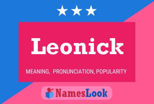 Pôster do nome Leonick