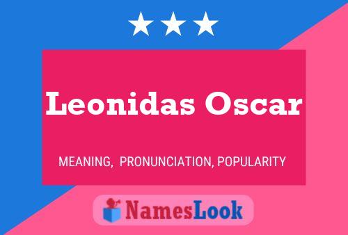 Pôster do nome Leonidas Oscar