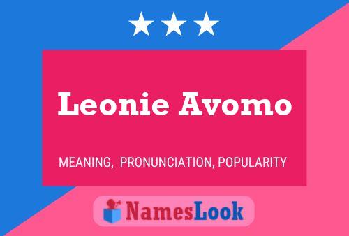 Pôster do nome Leonie Avomo