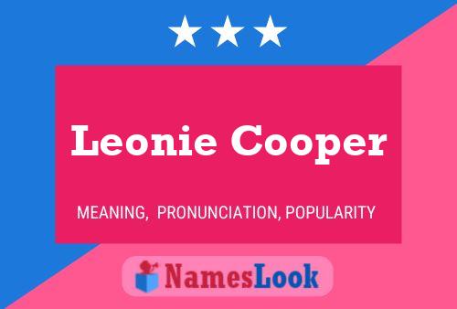 Pôster do nome Leonie Cooper