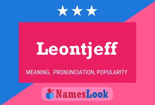 Pôster do nome Leontjeff