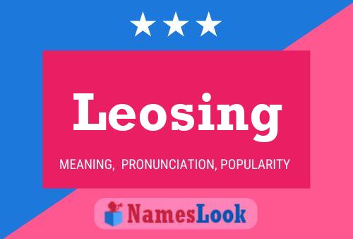 Pôster do nome Leosing