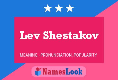 Pôster do nome Lev Shestakov