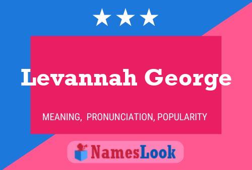 Pôster do nome Levannah George