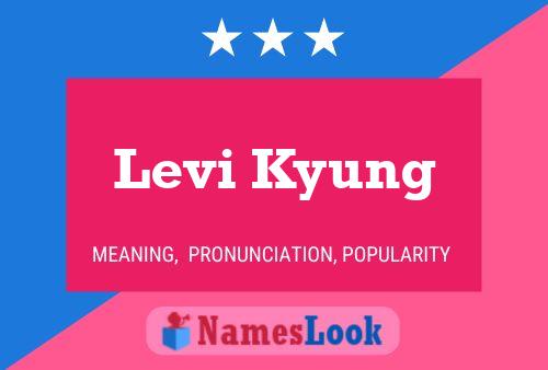 Pôster do nome Levi Kyung