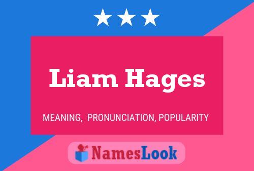 Pôster do nome Liam Hages