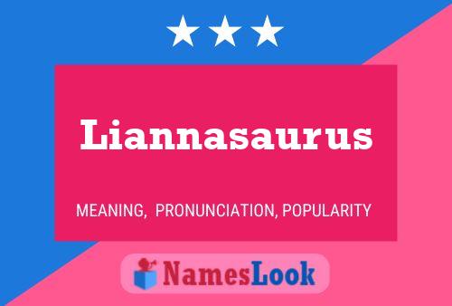 Pôster do nome Liannasaurus