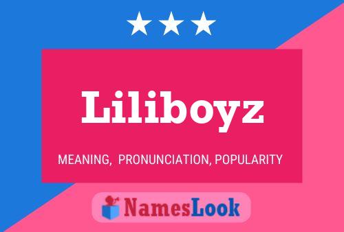 Pôster do nome Liliboyz