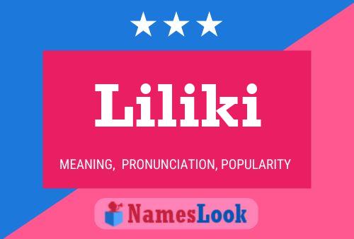 Pôster do nome Liliki