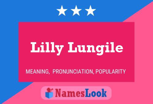 Pôster do nome Lilly Lungile