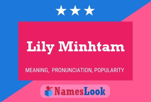 Pôster do nome Lily Minhtam