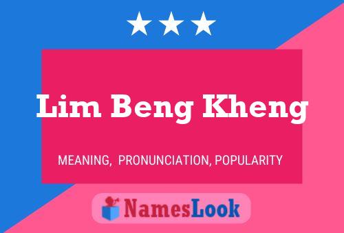 Pôster do nome Lim Beng Kheng