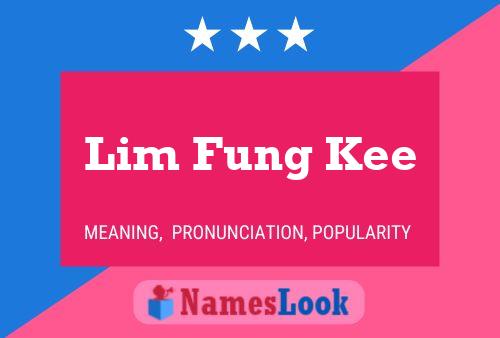 Pôster do nome Lim Fung Kee