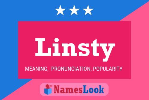 Pôster do nome Linsty