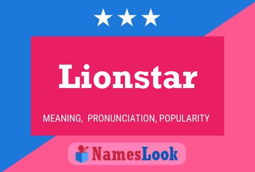 Pôster do nome Lionstar