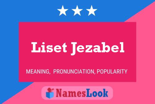 Pôster do nome Liset Jezabel