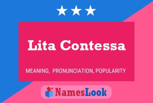 Pôster do nome Lita Contessa