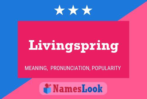 Pôster do nome Livingspring