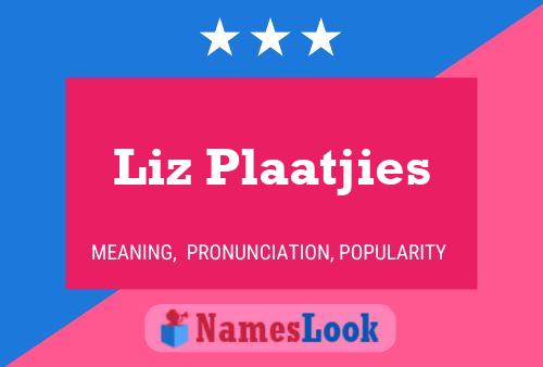 Pôster do nome Liz Plaatjies