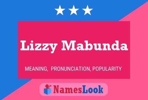 Pôster do nome Lizzy Mabunda