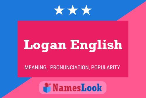 Pôster do nome Logan English