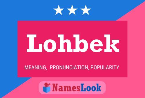 Pôster do nome Lohbek