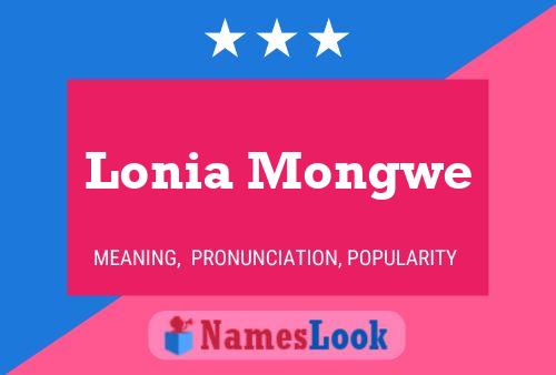 Pôster do nome Lonia Mongwe