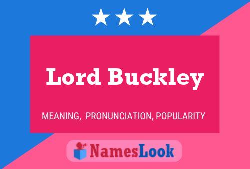 Pôster do nome Lord Buckley