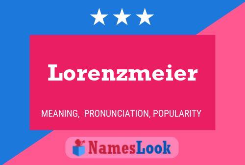 Pôster do nome Lorenzmeier