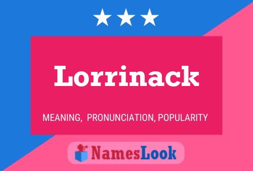 Pôster do nome Lorrinack