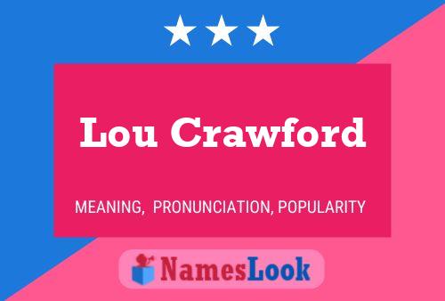 Pôster do nome Lou Crawford