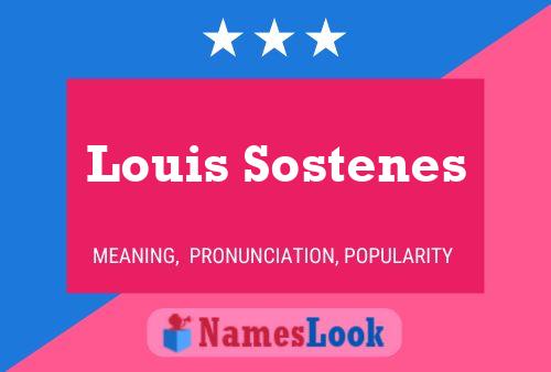 Pôster do nome Louis Sostenes