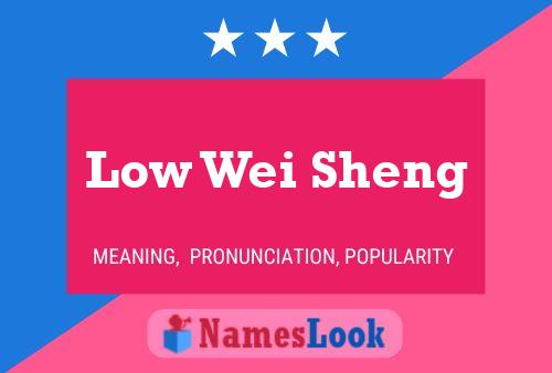 Pôster do nome Low Wei Sheng