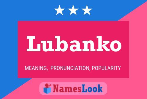 Pôster do nome Lubanko