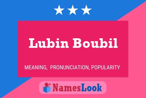 Pôster do nome Lubin Boubil