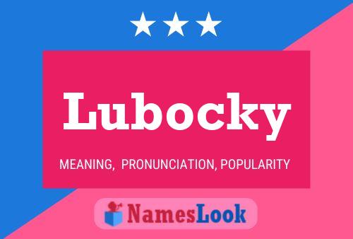 Pôster do nome Lubocky