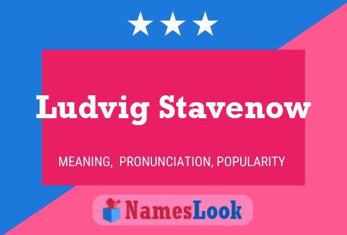 Pôster do nome Ludvig Stavenow