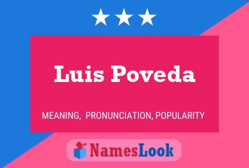 Pôster do nome Luis Poveda