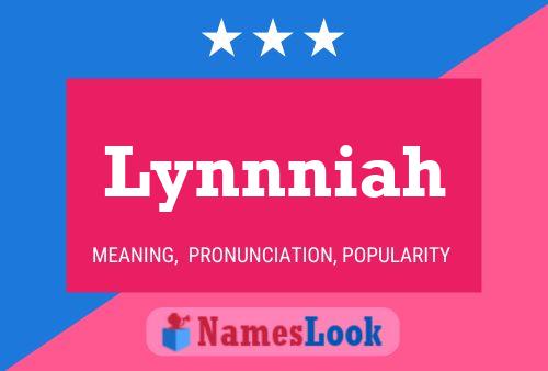 Pôster do nome Lynnniah