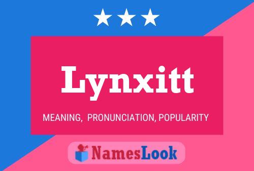 Pôster do nome Lynxitt