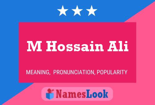 Pôster do nome M Hossain Ali