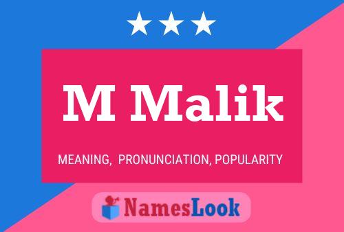 Pôster do nome M Malik