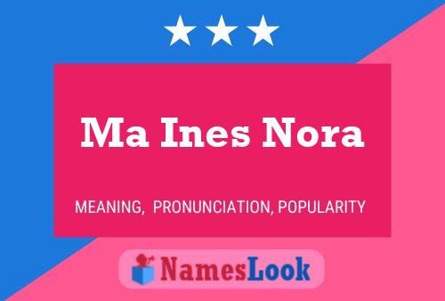 Pôster do nome Ma Ines Nora